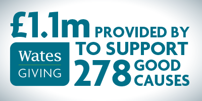 £1m Provided by Wates Giving to Support 278 Good Causes
