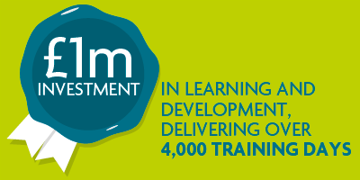 £1m Investment in Learning and Development