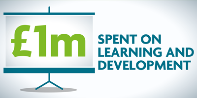 £1m Spent on Learning & Development