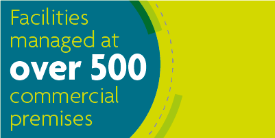 Facilities managed at over 500 commercial premises